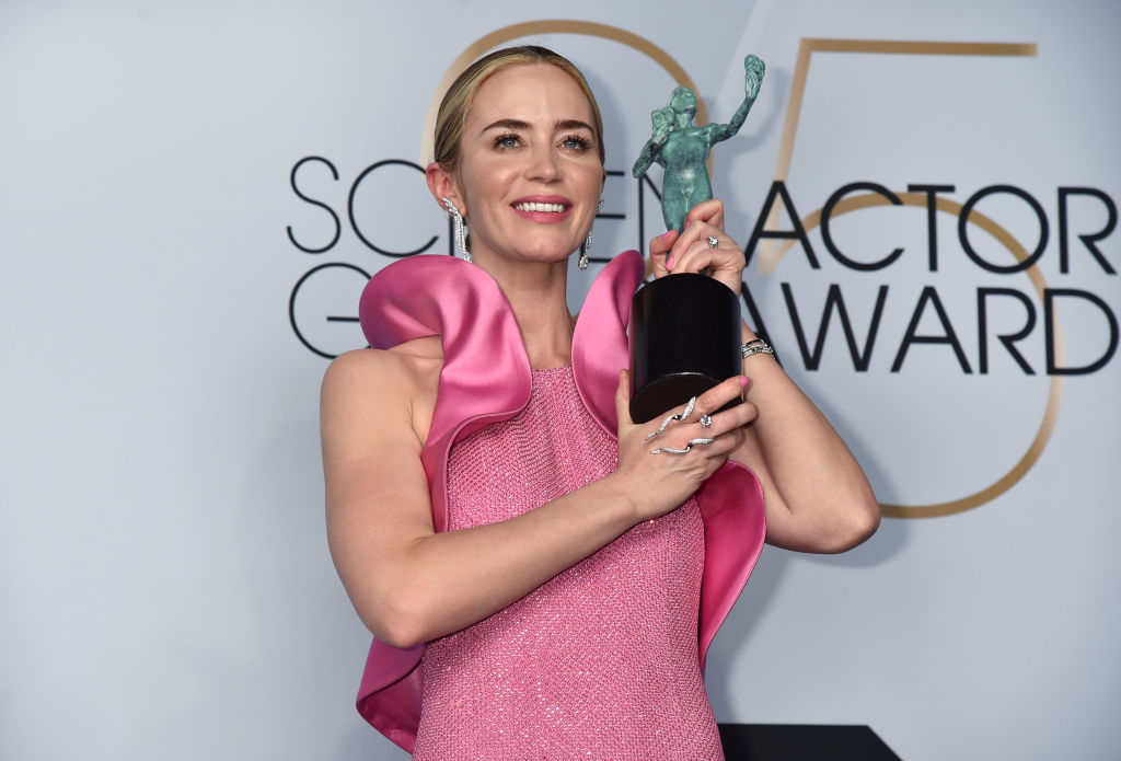 SAG Awards 2019: Emily Blunt thanks John Krasinski in emotional Best ...