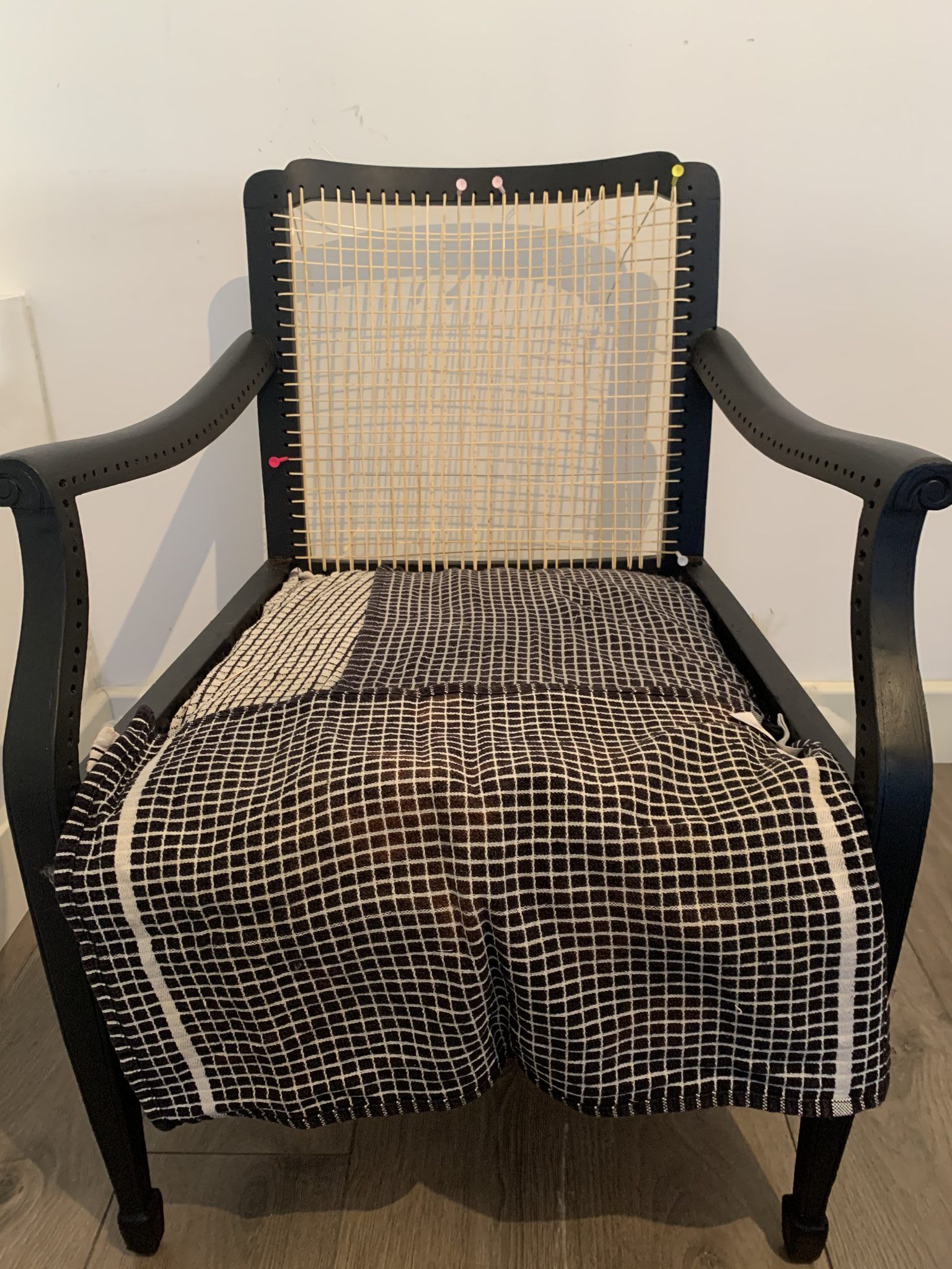 How to upcycle pre loved rattan furniture