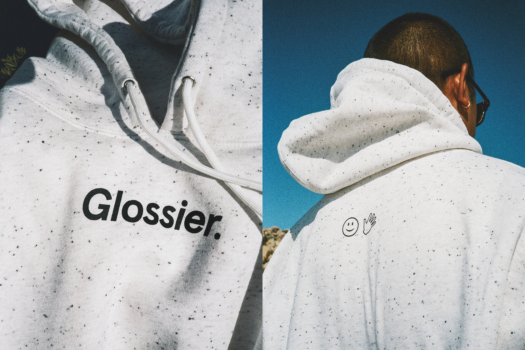 Offers glossier hoodie