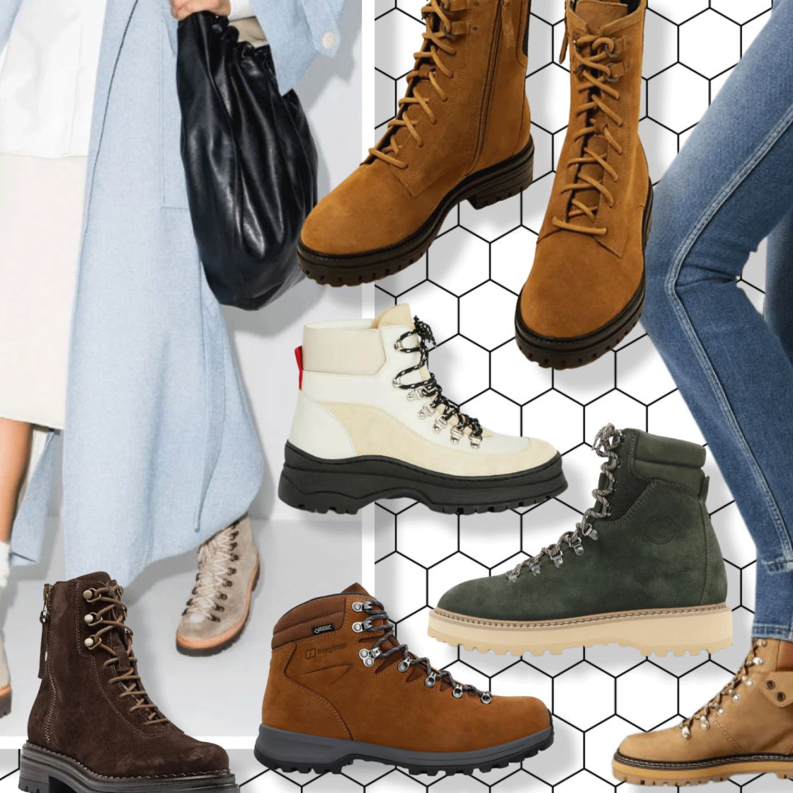 Autumn boot trends suede hiking boots are set to be big