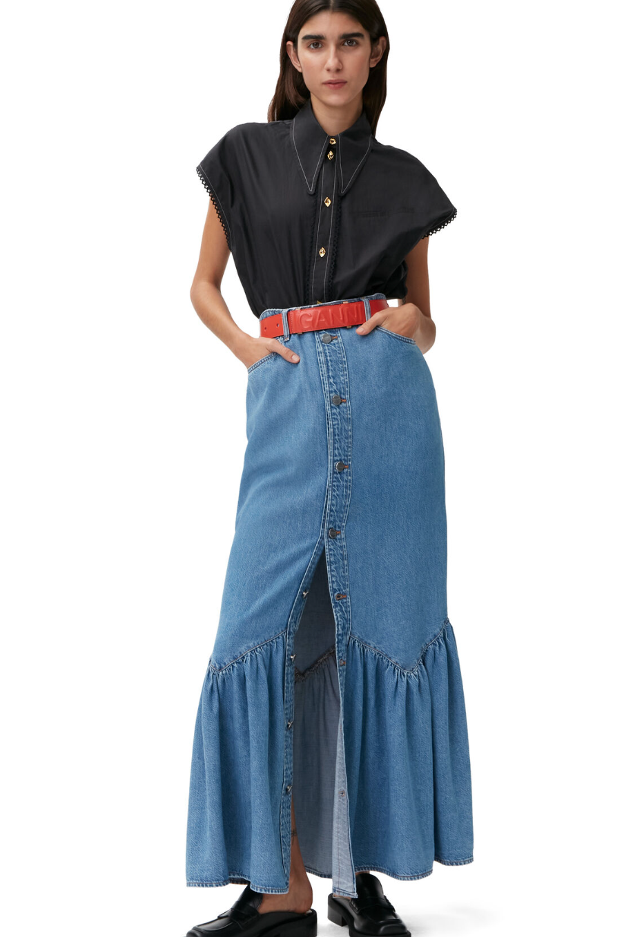 Claire High Maxi Skirt | Skirts | Tommy Jeans