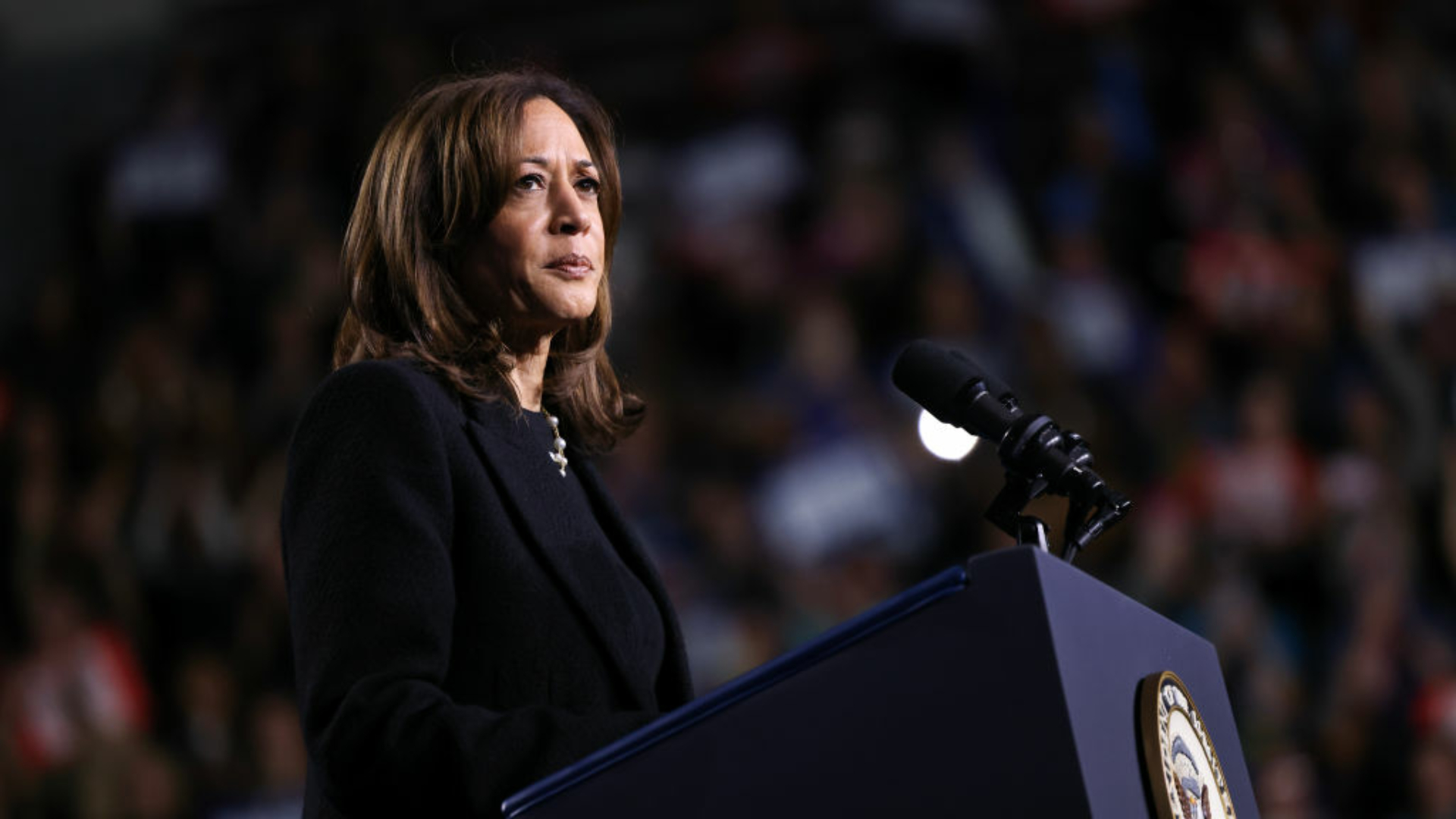 US election 2024 Kamala Harris makes first speech after loss